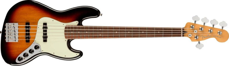 Fender Player Plus Jazz Bass V, Pau Ferro Fingerboard - 3-Tone Sunburst