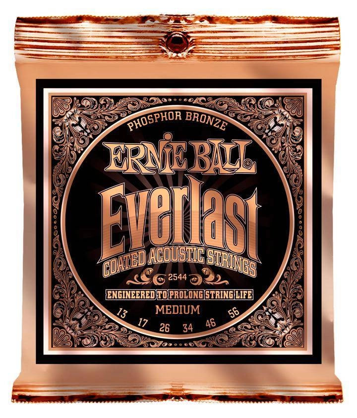Ernie Ball Everlast Coated Phosphor Guitar Strings - Medium