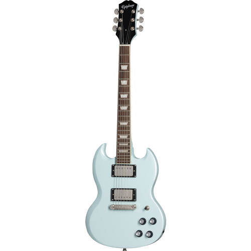 ギター Epiphone Power Player SG (Ice Blue) Epiphone Power Player SG Outfit - Ice Blue