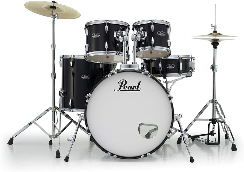 Pearl Roadshow 5-Piece Drum Set Jet Black