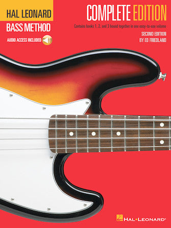 Hal Leonard Bass Method – Complete Edition Books 1, 2 and 3 Bound Together