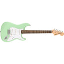 Squier FSR Affinity Series Stratocaster, Laurel Fingerboard, White Pickguard - Surf Green