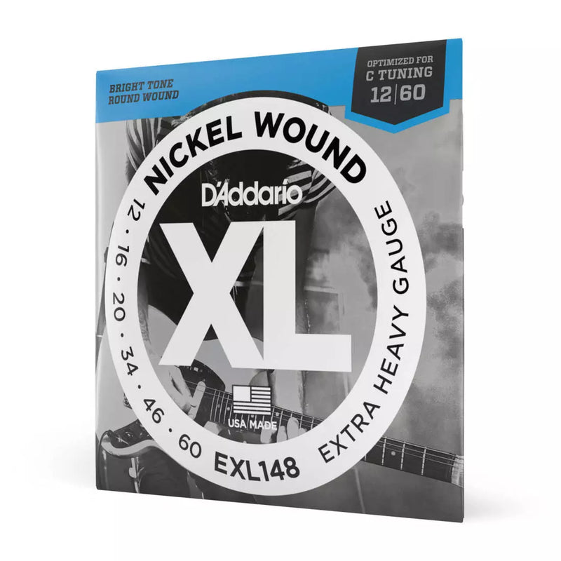 D'Addario EXL148 - D'addario Xl Elec Xtra Heavy 12-60
