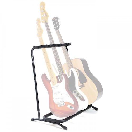 Fender Multi-Stand Guitar Boat Black - 3-Space