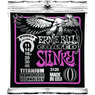 Ernie Ball Coated Electric Titanium Power Slinky - 11-48