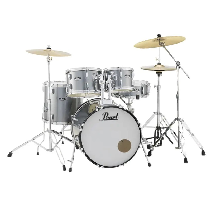 Pearl  Roadshow Drum Set w/ Cymbals and Stands – Grindstone Sparkle – RS525SBCC708