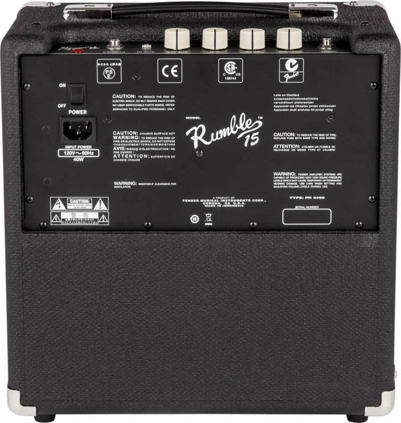 Fender Rumble 15 - Rumble Series 15 Watt Bass Amp (V3)