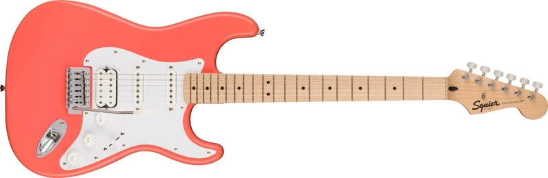 Fender Squier Sonic Stratocaster HSS, Maple Fingerboard - Tahitian Coral
