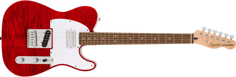 Fender Squier Affinity Series Telecaster FMT SH, - Crimson Red Transparent