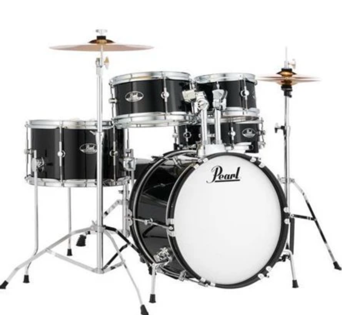 Pearl RSJ465CC31 RoadShow JUNIOR Series 5-Piece Kit W/ Hardware & Cymbals