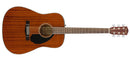 Fender CD-60S Dreadnought Acoustic Guitar - All Mahogany