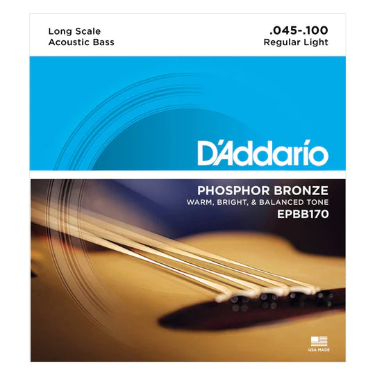 D'Addario EPBB170 - Phosphor Bronze Acoustic Long Scale 45-100