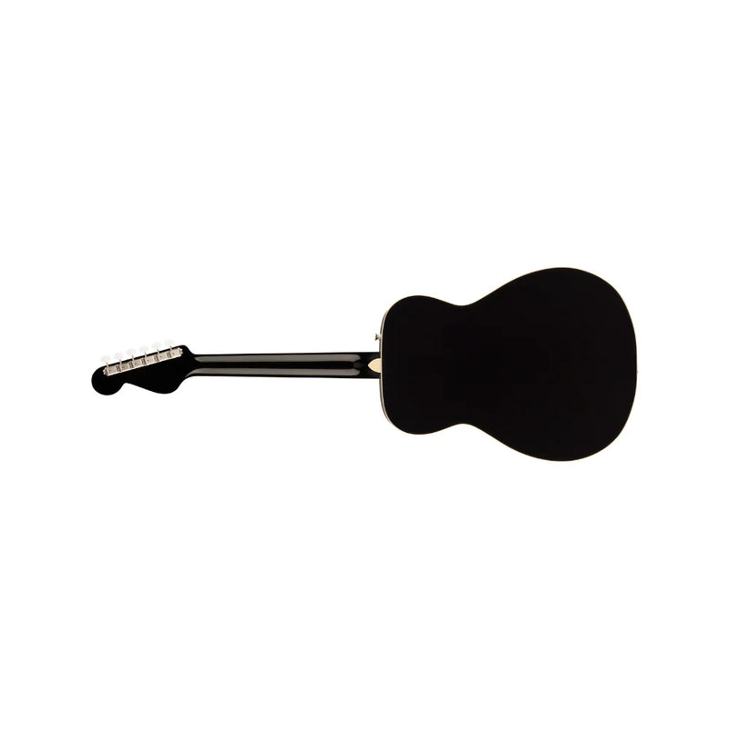 Fender California Series, Malibu Vintage, Ovangkol Fingerboard, Gold Pickguard - Black