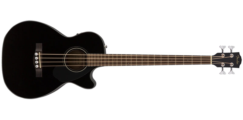 Fender CB-60SCE 4-String Acoustic Bass Guitar - Black