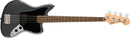 Fender Squier Affinity Series Jaguar Bass H, Laurel Fingerboard - Charcoal Frost Metallic