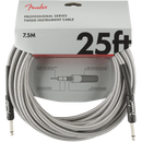 Fender Professional Series Instrument Cable, White Tweed - 25ft