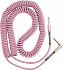 Fender Contour 30' Coiled Cable, Straight/Angle - Burgundy Mist