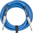 Fender Contour 18.6' Instrument Cable - Lake Placid Blue