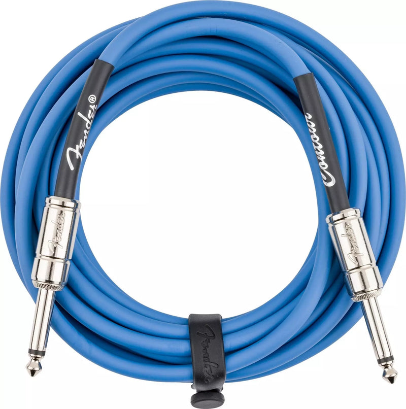 Fender Contour 18.6' Instrument Cable - Lake Placid Blue