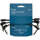 Fender Blockchain 4" Patch Cable, 3-Pack, Angle/Angle