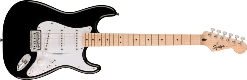 Fender Squier Sonic Stratocaster, Maple Fingerboard - Black