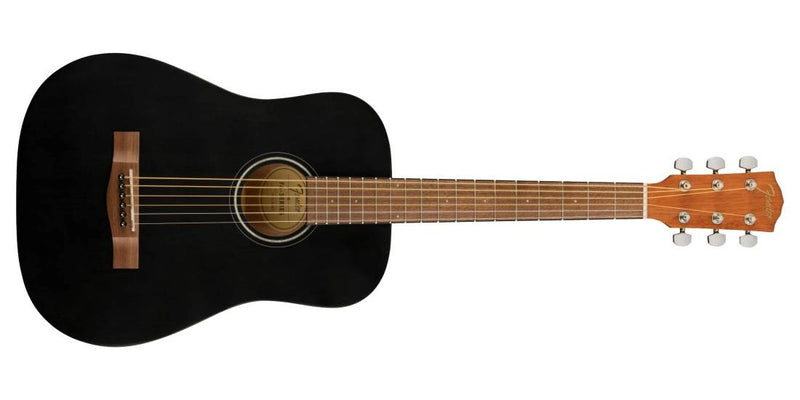 Fender FA-15 3/4 Steel String Guitar with Gigbag - Black