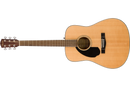Fender CD-60S Dreadnought Acoustic Guitar, Natural - Left Handed