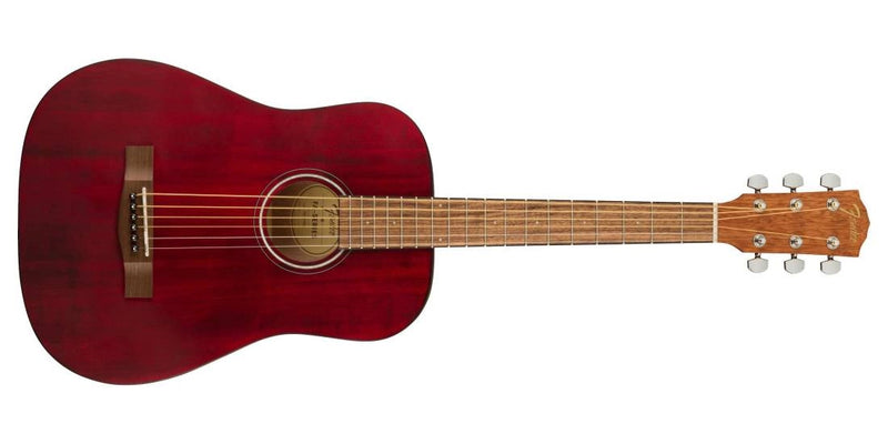 Fender FA-15 3/4 Steel String Guitar with Gig bag - Red