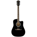 FENDER FA-125CE Black Dreadnought Acoustic Guitar
