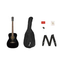 Fender CC-60S Concert Acoustic Guitar Starter Pack - Black