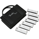 Fender Blues Deluxe Harmonicas 7-Pack with Case