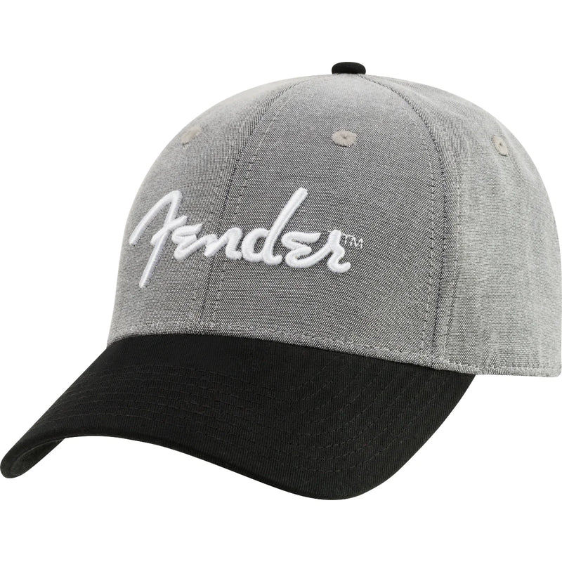 Fender Hipster Dad Hat One Size Fits Most - Gray / Black