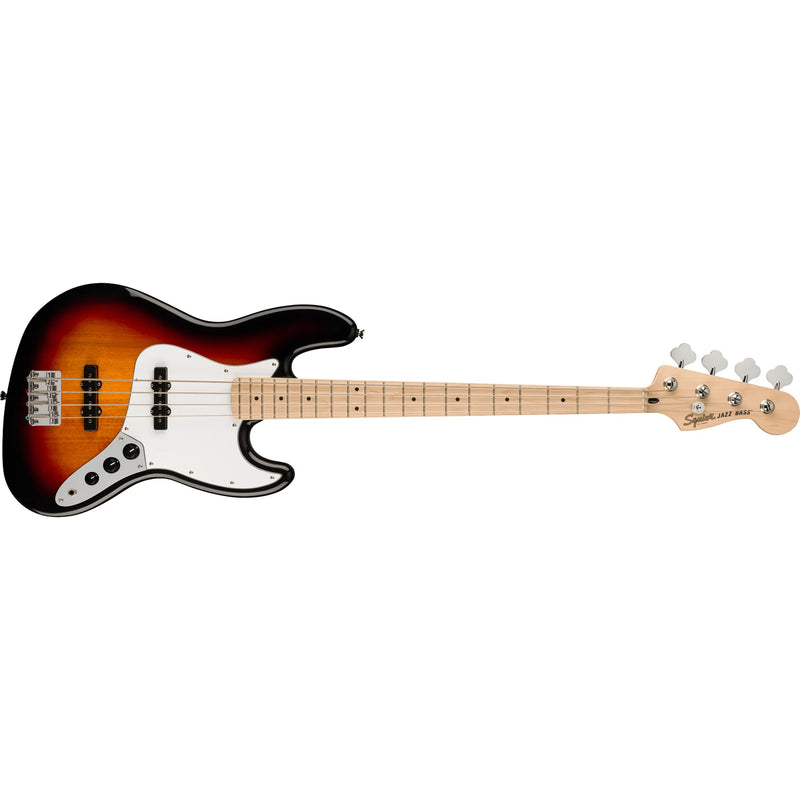 Squier Affinity Series Jazz Bass, Maple Fingerboard - 3-Colour Sunburst