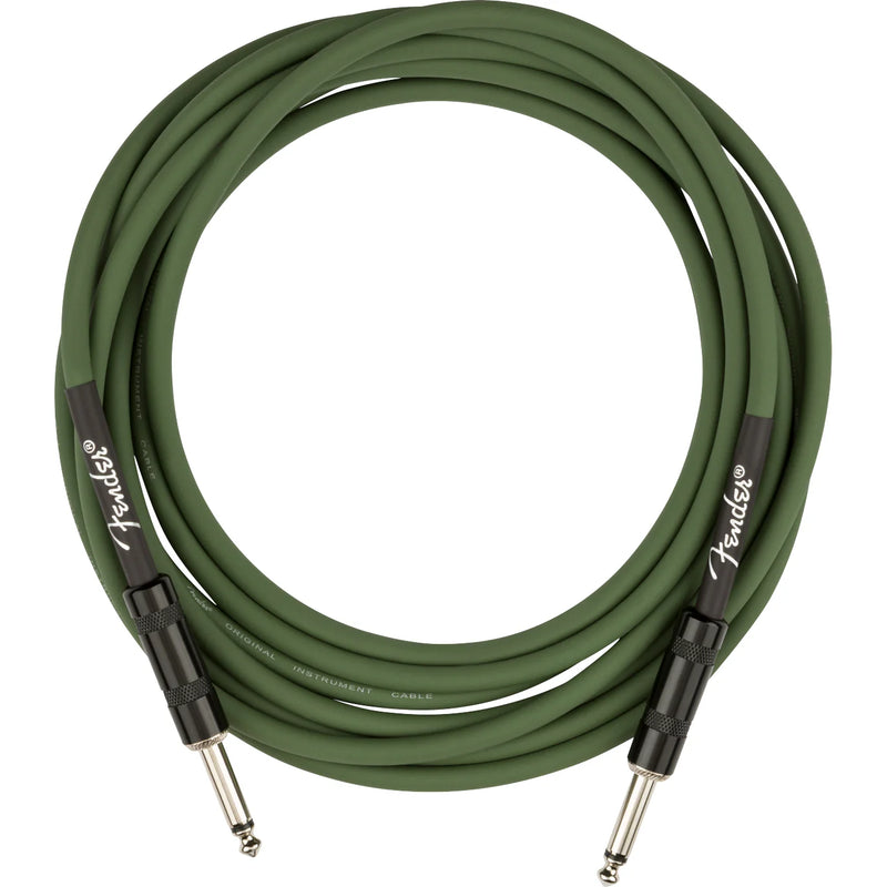 Fender Joe Strummer Pro 13' Instrument Cable - Drab Green