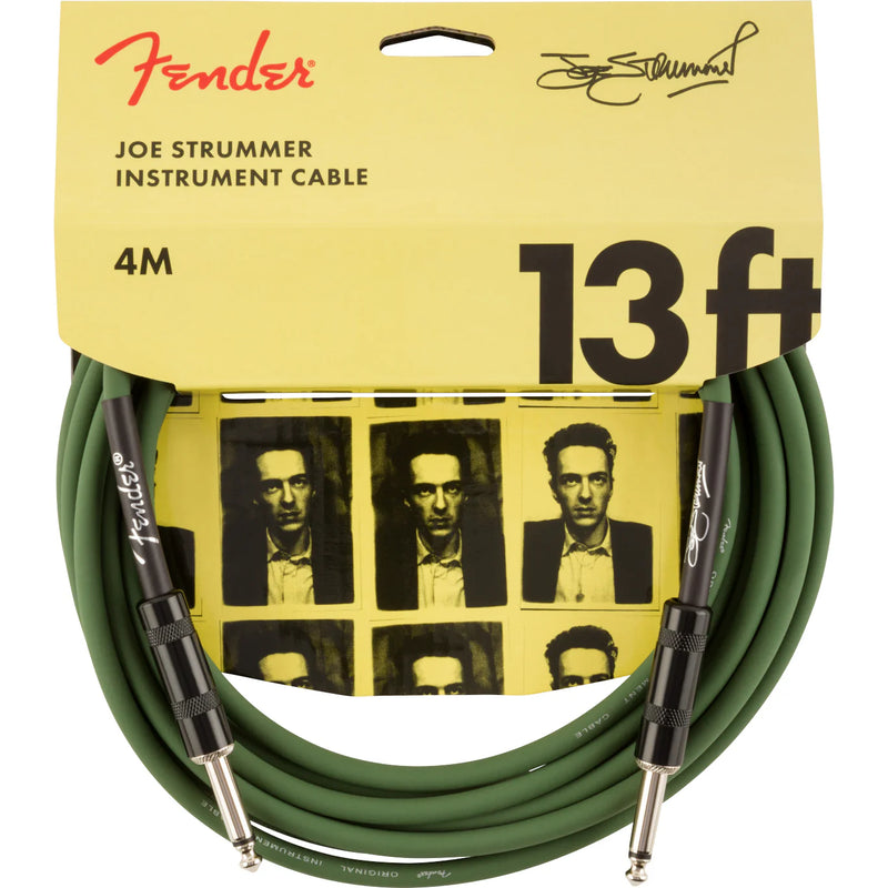 Fender Joe Strummer Pro 13' Instrument Cable - Drab Green