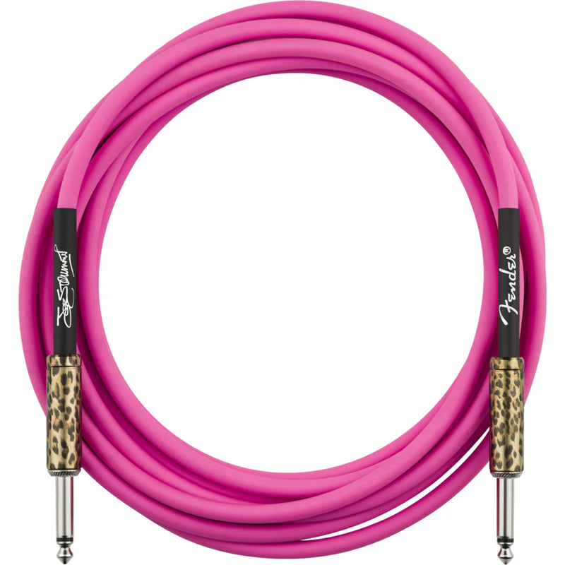 Fender Joe Strummer 13' Instrument Cable - Pink Leopard