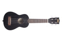 Kala Satin Mahogany Soprano Ukulele - Black