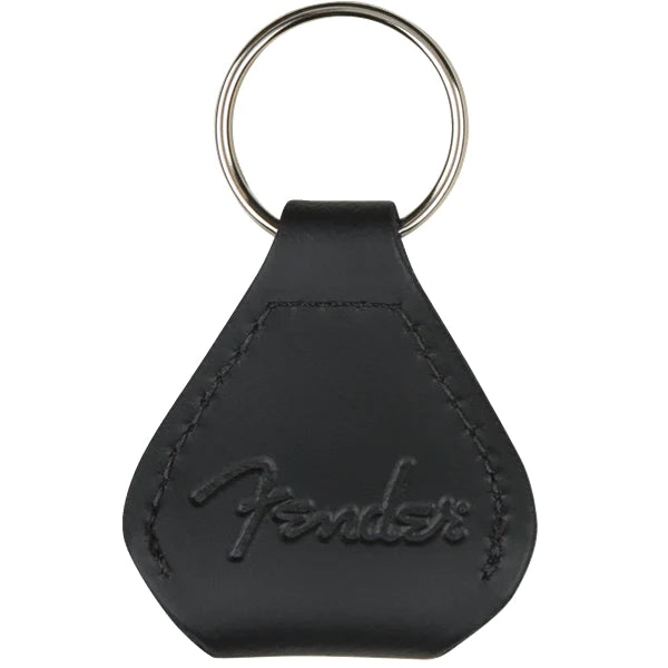 Fender Leather Pick Holder Keychain - Black