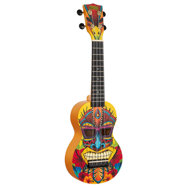 Mahalo MA1TK Soprano Ukulele - Tiki w/Bag