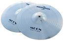 Meridian Hammered Brass Hi Hat Cymbals Moon Series