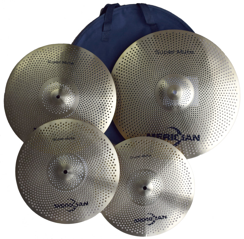 Meridian Mute Cymbals Pack w/Bag