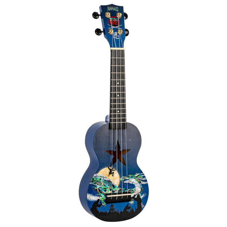 Mahalo MA1NJ Soprano Ukulele - Matt Ninja w/Bag