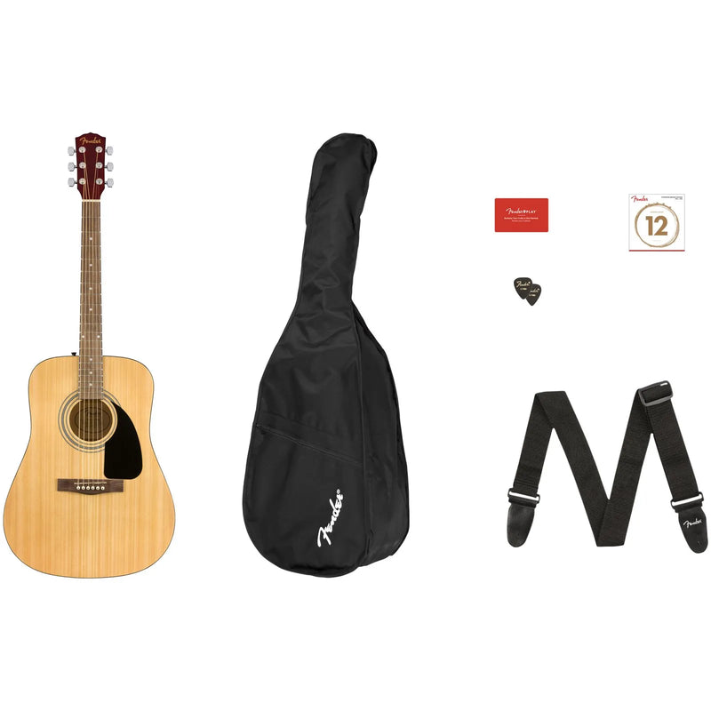 Fender A-115 Dreadnought Acoustic Guitar Pack