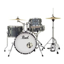Pearl RS584CC706 ROADSHOW 4-Piece Kit w/ Hardware & Cymbals, Charcoal Metallic