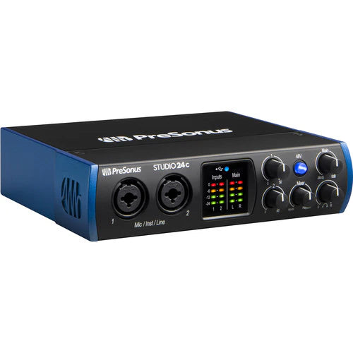 PreSonus Studio 24C 2x2 USB-C Audio Interface