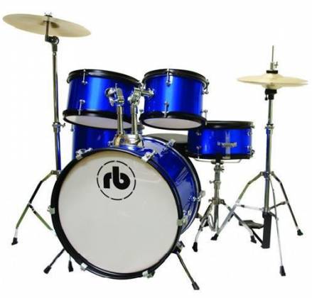 RB Drums RB-JR5-SBL Sparkle Blue 5 Piece Junior Acoustic Drum Kit