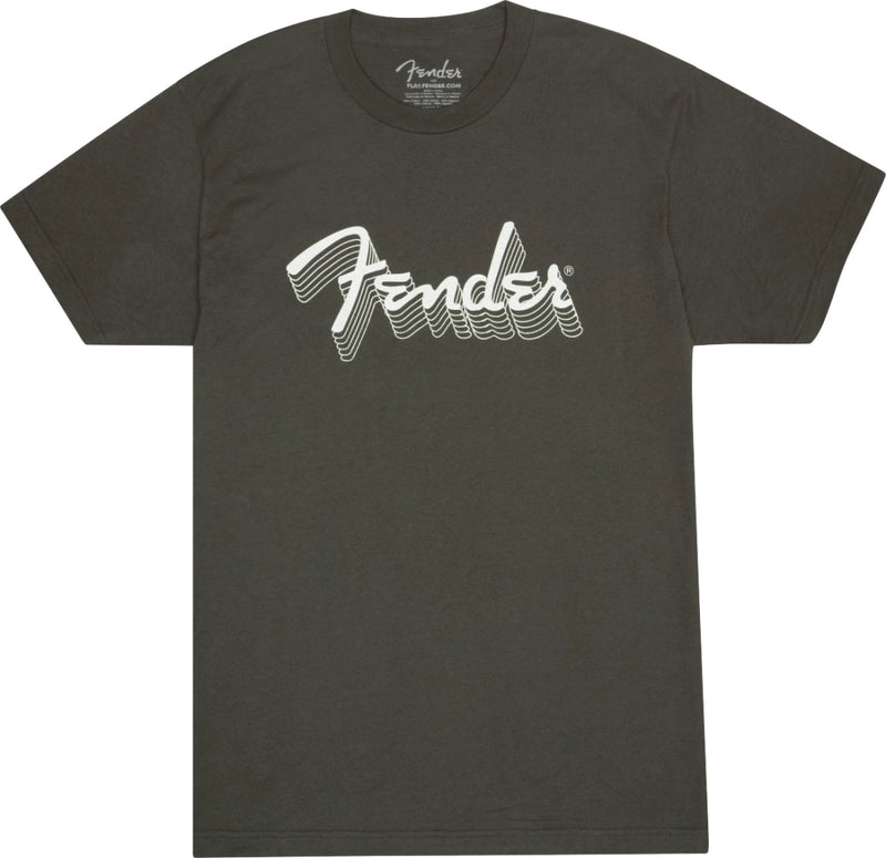 Fender Fender Reflective Ink T-Shirt, Charcoal