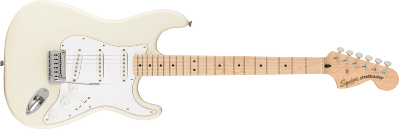 Fender Squier Affinity Series Stratocaster, Maple Fingerboard - Olympic White