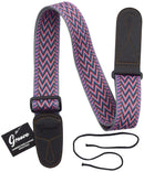 GROOVE 48Z THICK NYLON STRAP - PURPLE DESIGN