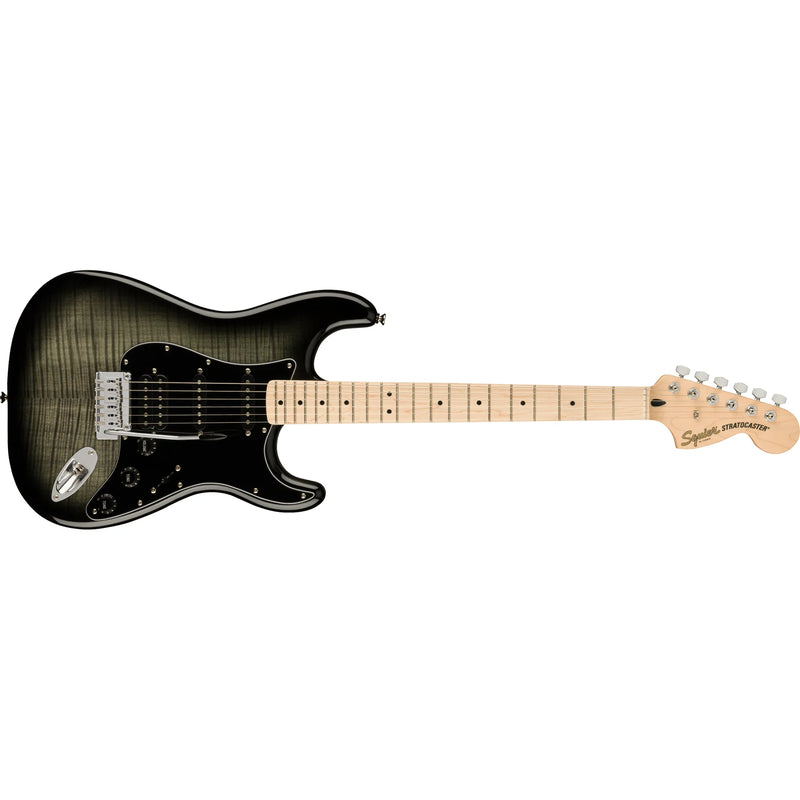 Fender Squier Affinity Series Stratocaster FMT HSS, Maple Fingerboard - Black Burst
